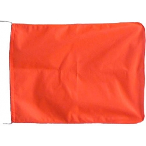 Drapeaux de signalisation orange