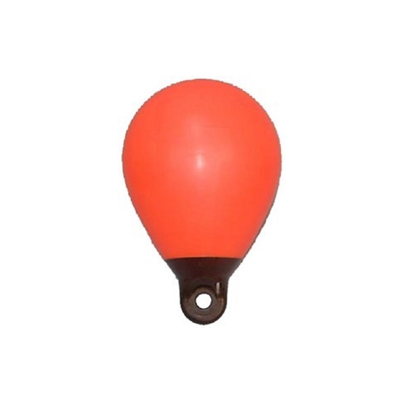 Bouée gonflable de repérage orange. Bouée gonflable de repérage orange.