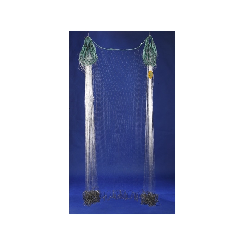 Trémail maille 25/250mm en multifilament hauteur 1,80m longueur 30m en 210D2 et 210D9