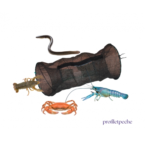 Nasse pliable - Diamètre 30cm, maille 4mm spécial, anguilles,crabes, crevettes,etc