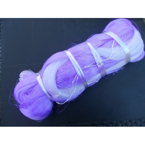 Kit trémail maille 50/250mm en monofilament hauteur 1,75m longueur 100m en 37 et 65/100ème mauve
